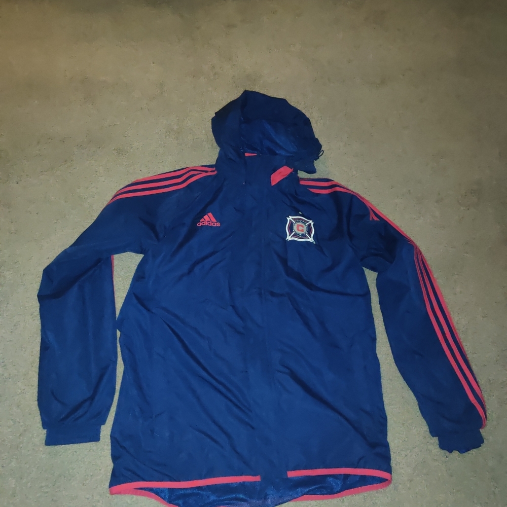 2012 adidas Chicago fire rain jacket